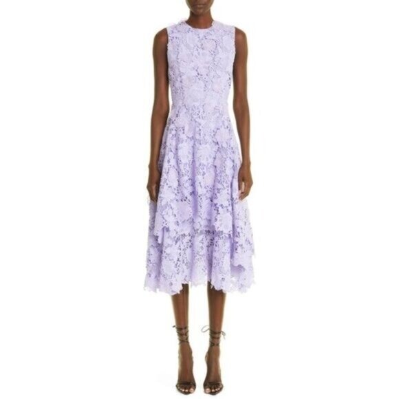 JASON WU COLLECTION GUIPURE COTTON MIDI DRESS SIZE S/M NEW - Picture 4 of 16